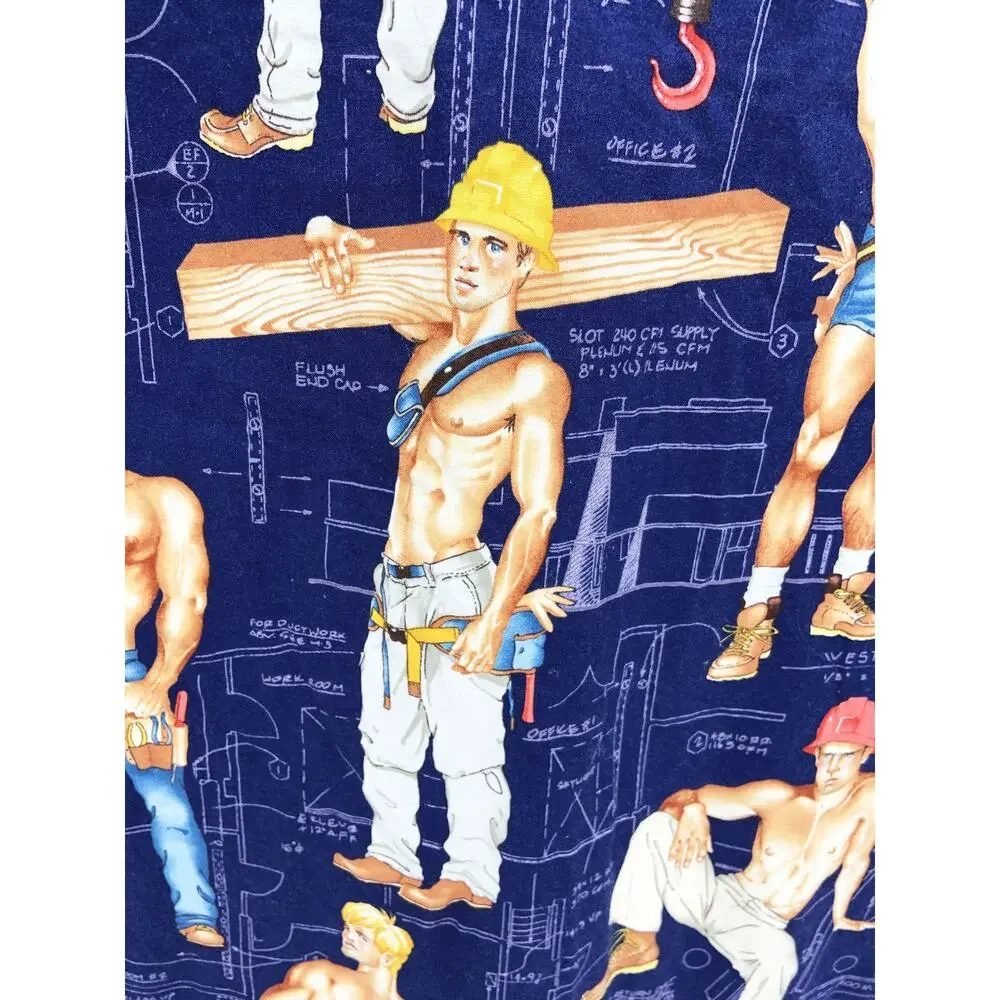 Pride YMCA Bed Runner Cowboy Construction Worker Fireman 80